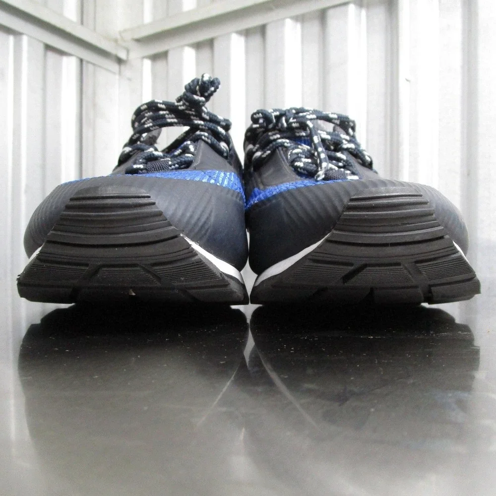 Hugo Boss Mens Blue Black Mesh Leather Suede Sneakers 50455306 Size 43 10